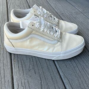Vans‎ old school leather pearl sneakers Size 8.5